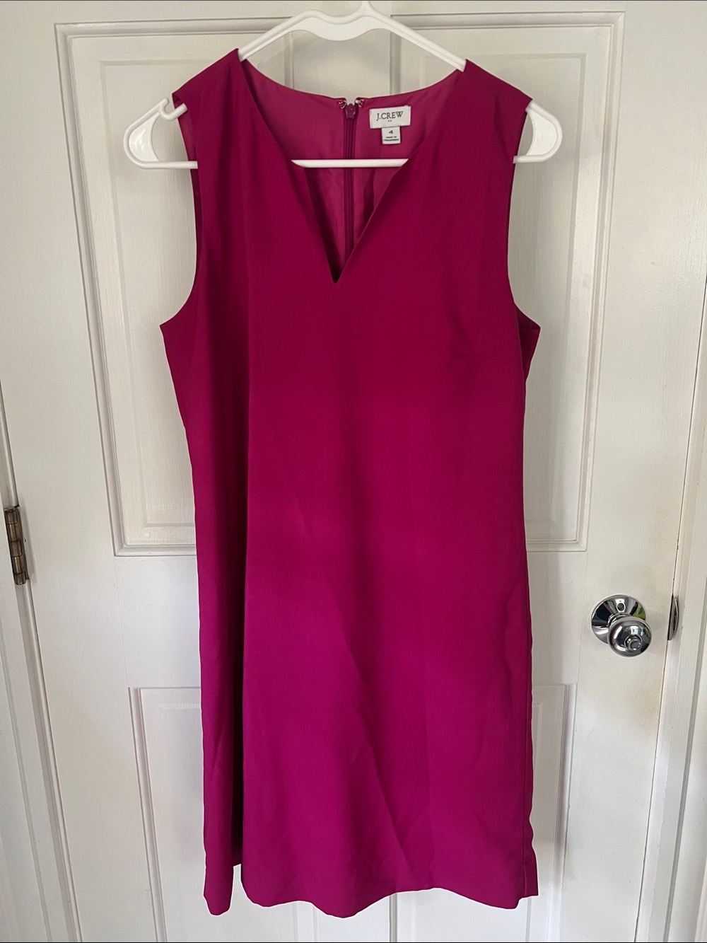 Pink J. Crew Factory shift dress
